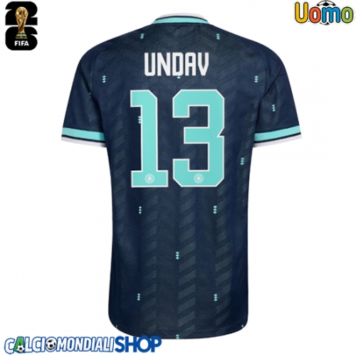 Maglie da calcio Germania Deniz Undav #13 Seconda Maglia Mondiali 2026  Manica Corta
